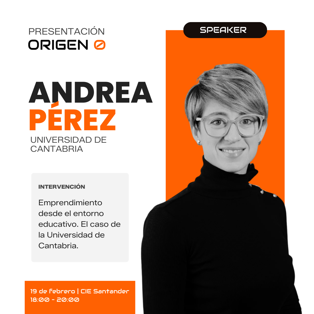 Imagen de presentación de la charla de Andrea Pérez